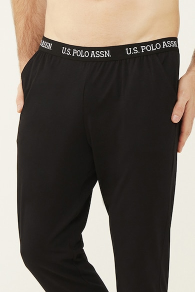 U.S. Polo Assn. Памучна долна част на пижама с лого Мъже