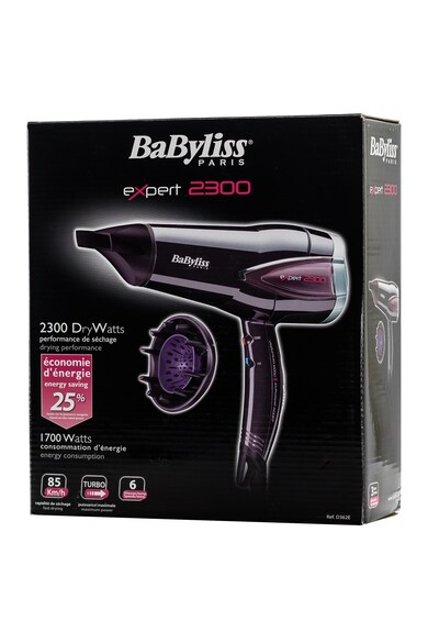 BaByliss Uscator de par  Expert Protect , 2300 W, 2 viteze, 3 Trepte de temperatura, cool shot, difuzor, Negru Femei