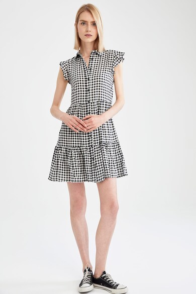 DeFacto Rochie tip camasa cu model gingham Femei