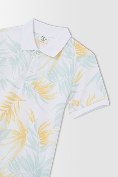 DeFacto Tricou polo din material pique cu imprimeu tropical Baieti