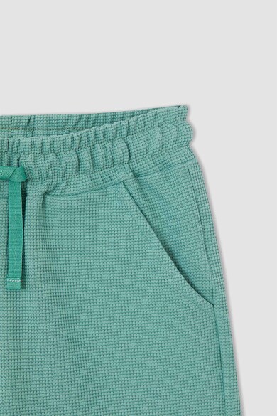 DeFacto Pantaloni scurti texturati din amestec de bumbac Baieti