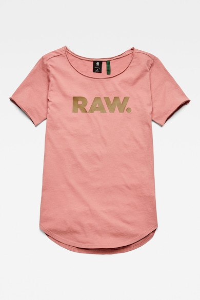 G-Star RAW Tricou de bumbac organic cu terminatie rotunda Femei