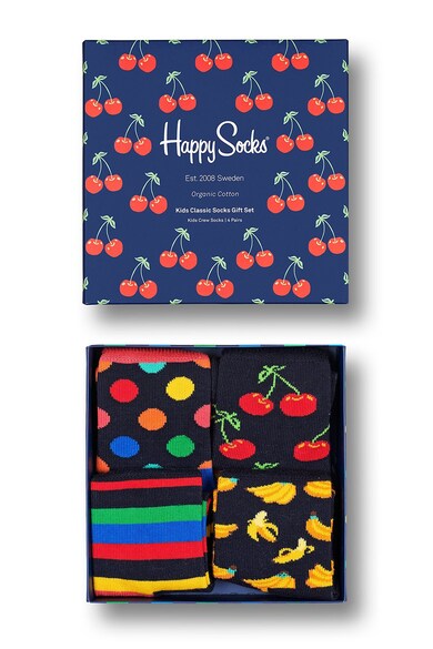 Happy Socks Чорапи с разнородна шарка - 4 чифта Момичета