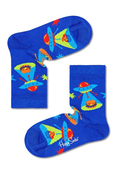 Happy Socks Set de sosete scurte cu model grafic, 4 perechi Fete