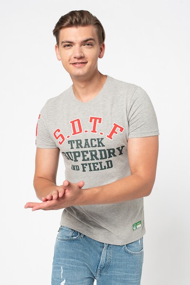 SUPERDRY Tricou slim fit cu imprimeu Track&Field Barbati