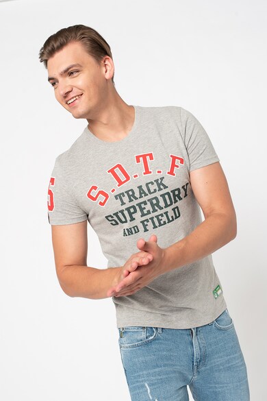 SUPERDRY Tricou slim fit cu imprimeu Track&Field Barbati