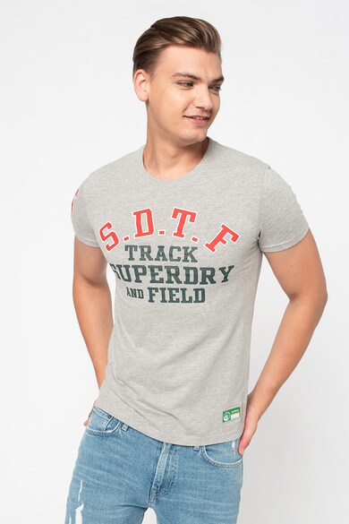 SUPERDRY Tricou slim fit cu imprimeu Track&Field Barbati