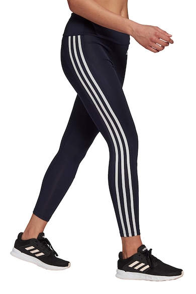 adidas Performance Colanti cu model in dungi pentru antrenament Femei