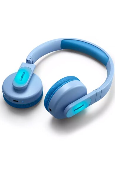 Philips Casti audio over the ear  Kids, Lighting, Bluetooth, autonomie 28 ore Baieti