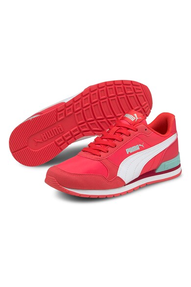 Puma Pantofi sport cu garnituri de piele ecologica ST Runner V2 Fete