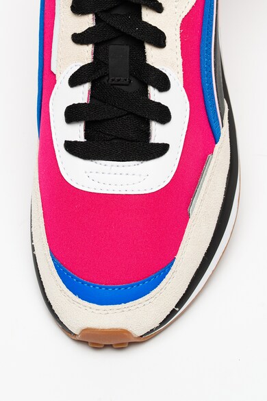 Puma Pantofi sport low-top cu model colorblock City Rider Femei