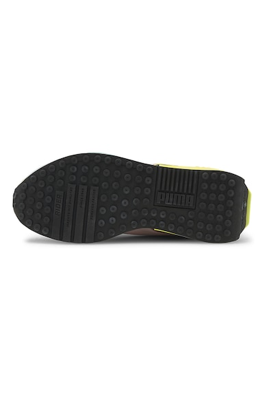 Puma Pantofi sport din material textil si piele intoarsa City Rider Femei