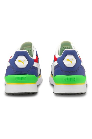 Puma Pantofi sport low-top cu garnituri din piele ecologica si logo R78 Futr Barbati