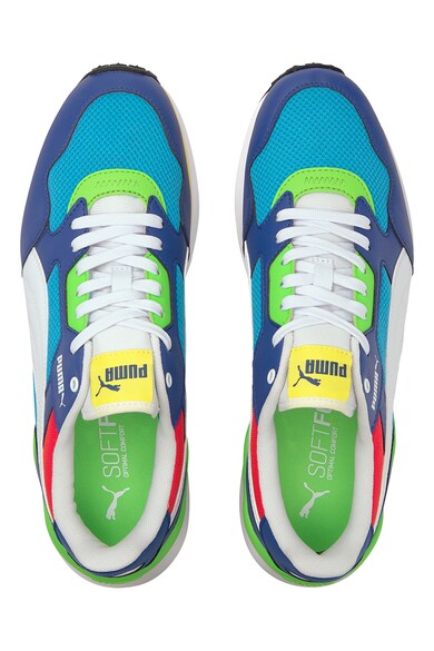 Puma Pantofi sport low-top cu garnituri din piele ecologica si logo R78 Futr Barbati