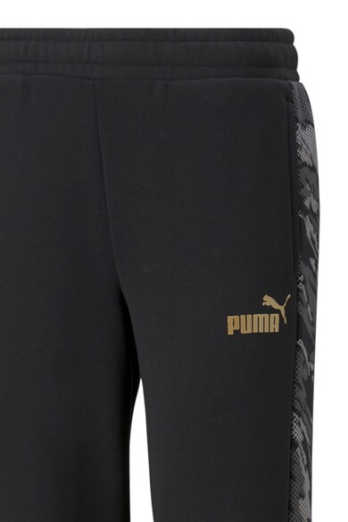 Puma Pantaloni sport conici cu benzi laterale contrastante Barbati