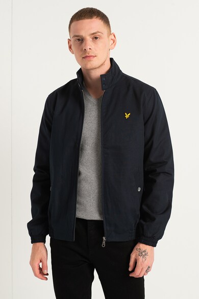 Lyle & Scott Jacheta de bumbac cu aplicatie logo Harrington Barbati