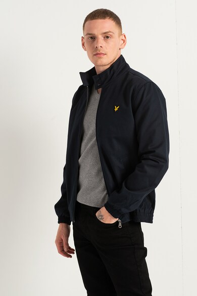 Lyle & Scott Jacheta de bumbac cu aplicatie logo Harrington Barbati