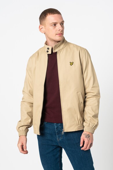 Lyle & Scott Jacheta de bumbac cu aplicatie logo Harrington Barbati