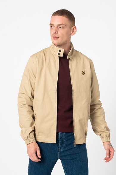 Lyle & Scott Jacheta de bumbac cu aplicatie logo Harrington Barbati