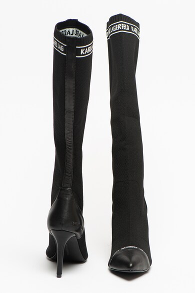 Karl Lagerfeld Ботуши до коляното Pandora с лого Жени