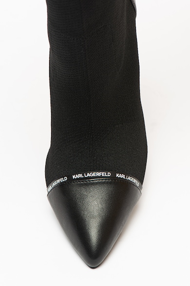 Karl Lagerfeld Ботуши до коляното Pandora с лого Жени