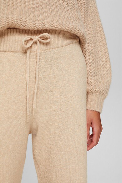 EDC by Esprit Pantaloni din amestec de lana tricotati fin Femei