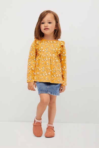 Mango Bluza de bumbac cu imprimeu floral Helen Fete