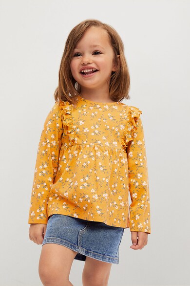 Mango Bluza de bumbac cu imprimeu floral Helen Fete