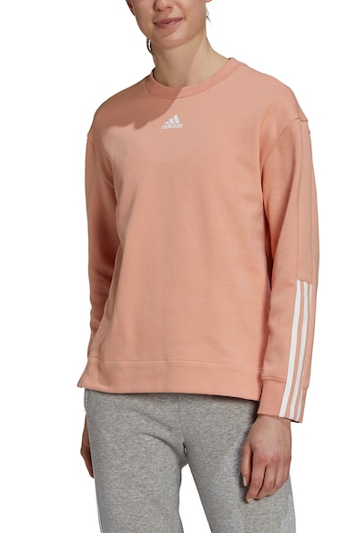 adidas Performance Bluza sport lejera cu dungi pe maneca Femei