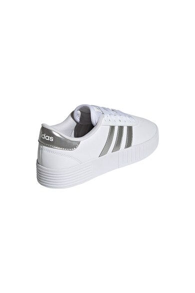 adidas Performance Pantofi sport de piele ecologica cu logo Court Bold Femei