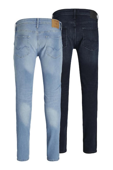 Jack & Jones Set de blugi skinny cu aspect decolorat Liam - 2 perechi Barbati