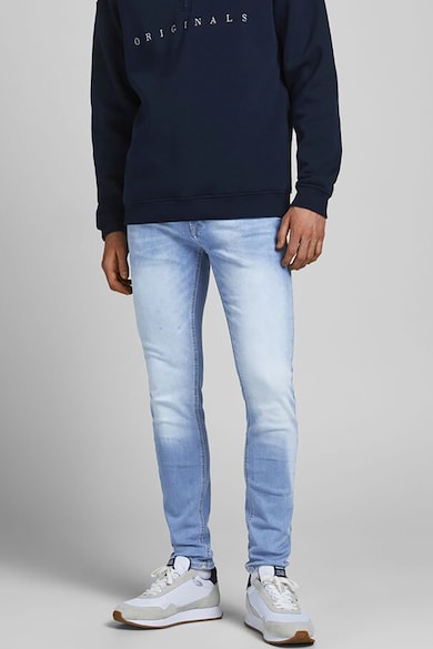 Jack & Jones Set de blugi skinny cu aspect decolorat Liam - 2 perechi Barbati