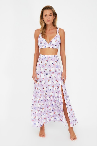 Trendyol Set de top tip sutien si fusta maxi Femei