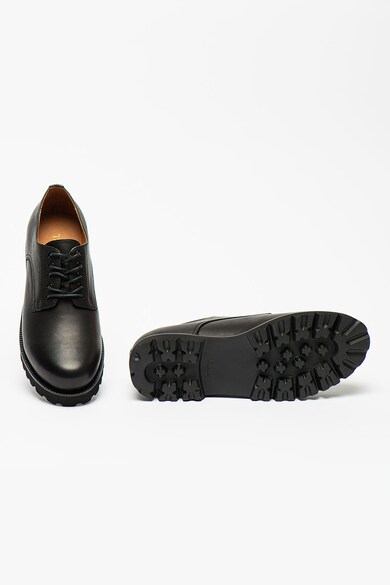 Trussardi Pantofi derby de piele cu detalii texturate Barbati