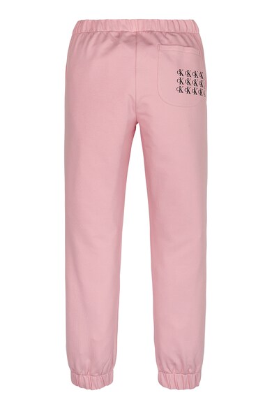 CALVIN KLEIN Pantaloni sport relaxed fit din amestec de bumbac organic Fete