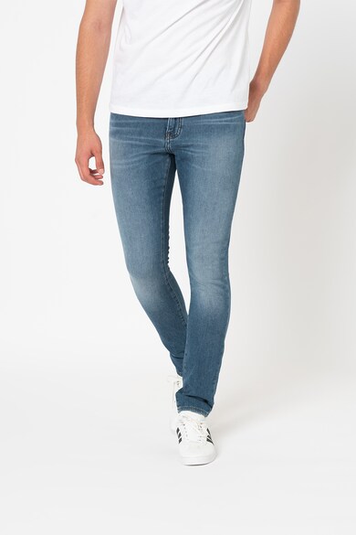 ARMANI EXCHANGE Blugi super skinny cu aspect decolorat Barbati