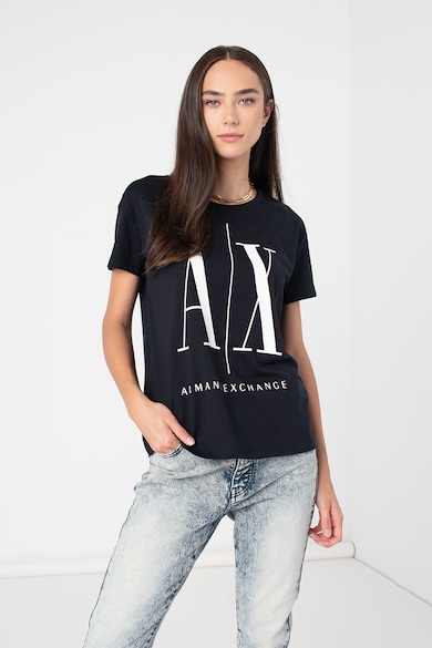 ARMANI EXCHANGE Тениска със свободна кройка и лого Жени