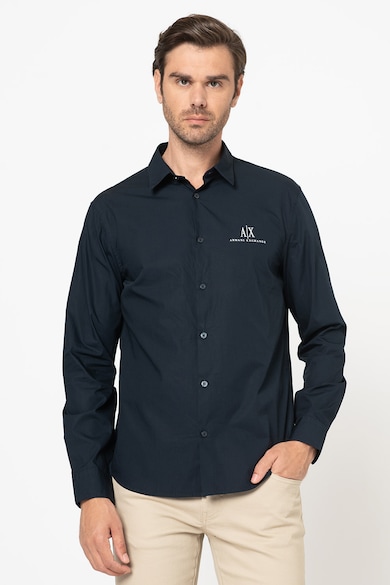 ARMANI EXCHANGE Риза с бродирано лого Мъже