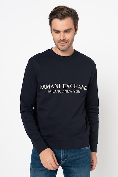 ARMANI EXCHANGE Памучен суитшърт с лого Мъже
