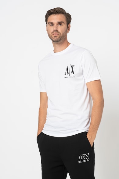 ARMANI EXCHANGE Памучна тениска с лого Мъже
