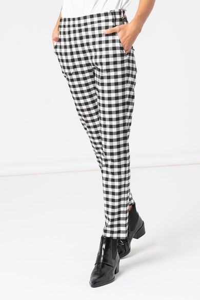 Max&Co Pantaloni slim fit cu model in carouri Metro Femei