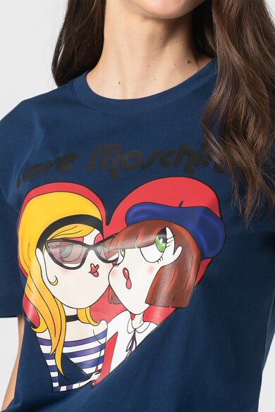 Love Moschino Tricou cu imprimeu grafic Femei