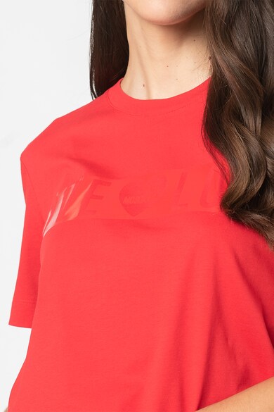 Love Moschino Tricou de bumbac cu imprimeu Femei