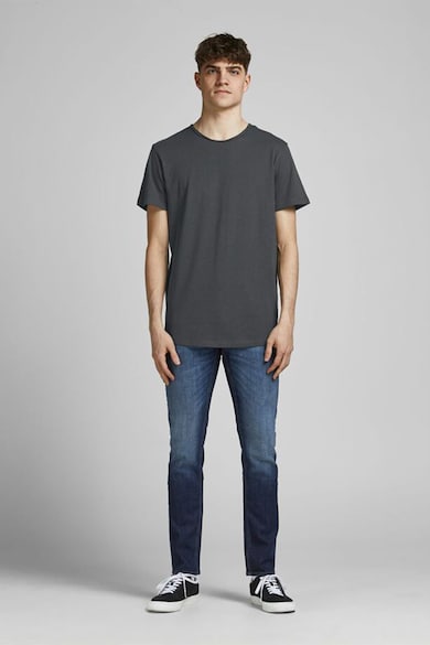 Jack & Jones Tricou de bumbac organic cu decolteu la baza gatului Barbati