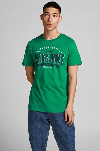 Jack & Jones Tricou slim fit cu imprimeu logo Barbati