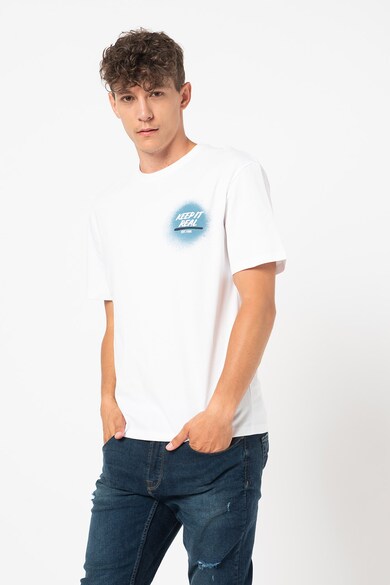 Jack & Jones Tricou cu imprimeu pe spate Blurry Place Barbati