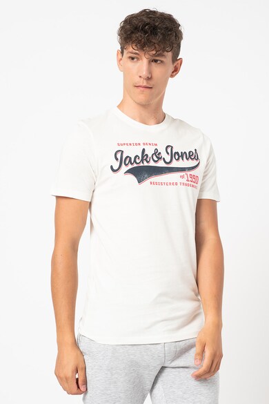 Jack & Jones Set de tricouri cu decolteu la baza gatului, 2 piese Barbati