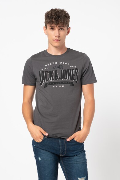 Jack & Jones Set de tricouri cu decolteu la baza gatului, 3 piese Barbati