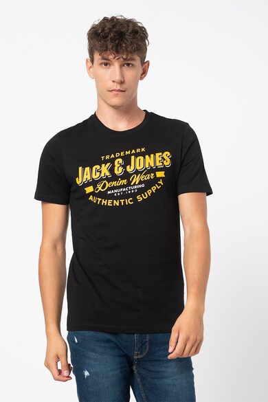 Jack & Jones Set de tricouri cu decolteu la baza gatului, 3 piese Barbati