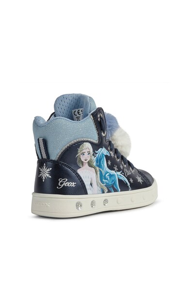 Geox Pantofi sport mid-high cu imprimeu Frozen Skylin Fete